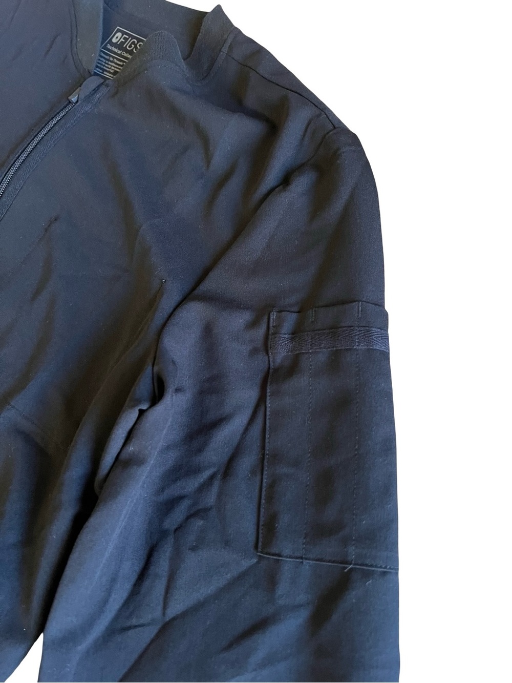FIGS Men's Zapote Black Scrub Jacket Full-Zip Sz M Style MXXSW1003 Medical - Picture 3 of 10